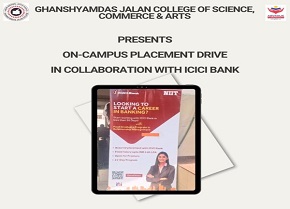 CAMPUS DRIVE for PLACEMENT by ICICI Bank